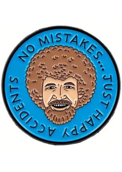 No Mistakes... Just Happy Accidents Enamel Pin