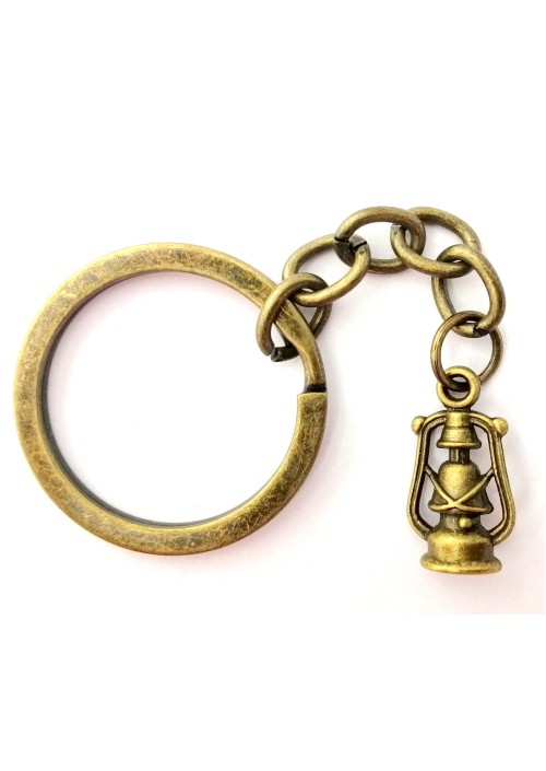 Brass Lantern Keychain