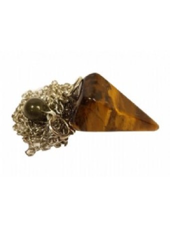 Tigers Eye Crystal Pendulum