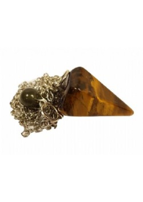 Tigers Eye Crystal Pendulum