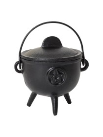 Pentacle Cast Iron Cauldron