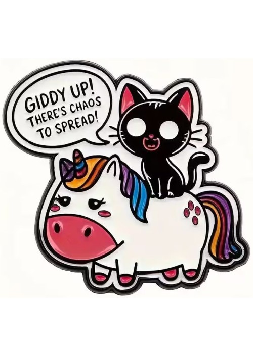 Giddy Up Enamel Pin