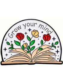 Grow Your Mind Enamel Pin