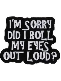 Eye Roll Enamel Pin