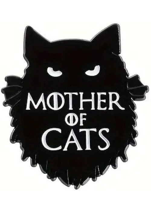 Mother of Cats Enamel Pin