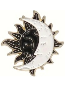 Sun & Moon Enamel Pin