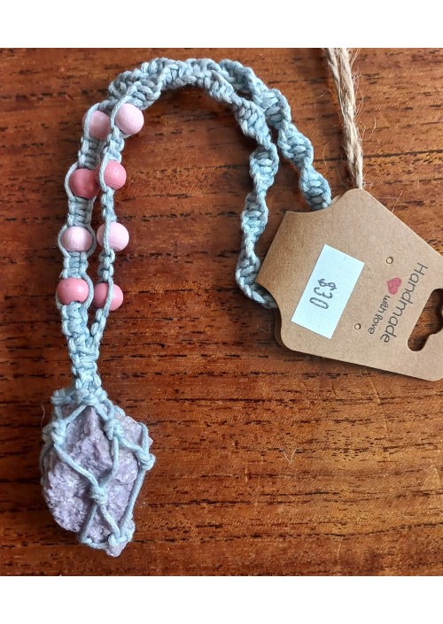 Lepidolite Car Travelling Talisman