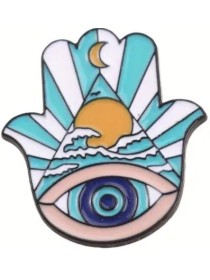 Hamsa Hand Enamel Pin