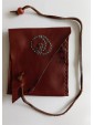 Spiral Leather Mojo Pouch by Paula Ann