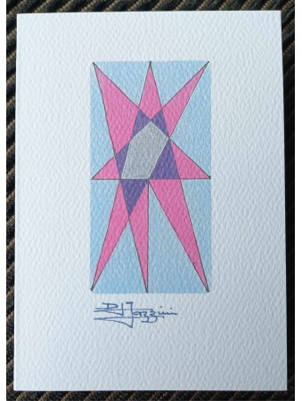 Pink Pointed Star Gift Card
