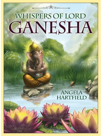 Second-hand Whispers of Lord Ganesha Oracle by Angela Hartfield & Ekaterina Golovanova