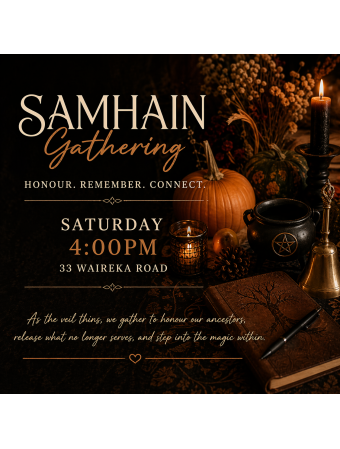Samhain Gathering on the Scorpio Full Moon