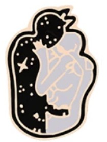 Galaxy Hug Enamel Pin